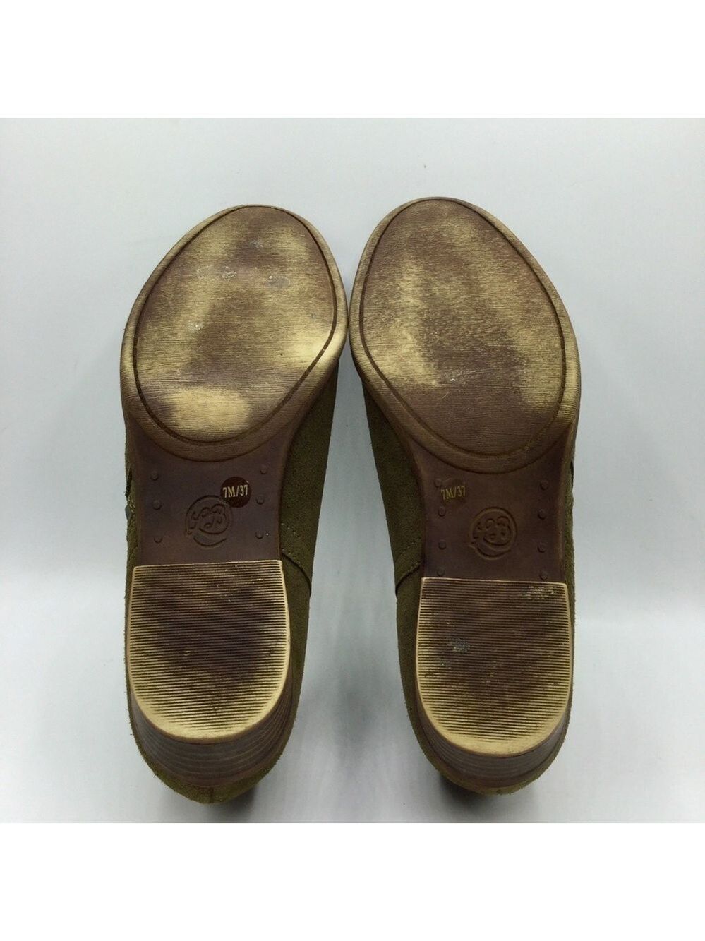 Lucky Brand Brielley2 Oiled Suede Ankle Boots Booties Size 7M - Picture 7 of 12
